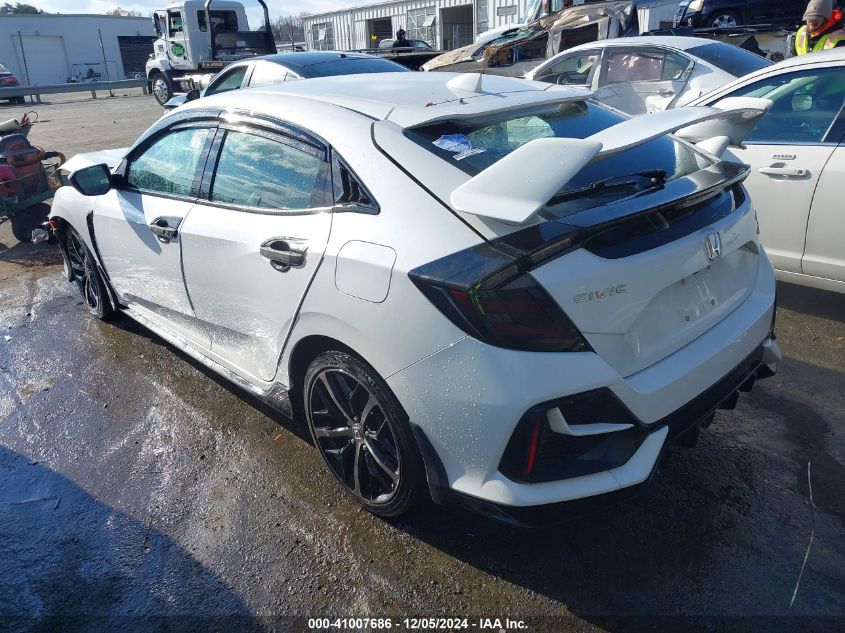 VIN SHHFK7H49MU228069 2021 Honda Civic, Sport no.3