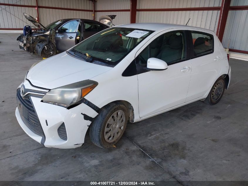 VIN VNKKTUD39FA046643 2015 TOYOTA YARIS no.2