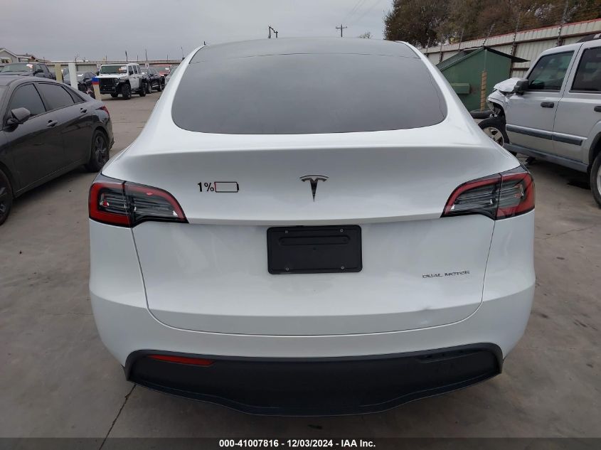 2023 Tesla Model Y Awd/Long Range Dual Motor All-Wheel Drive VIN: 7SAYGDEE2PA101238 Lot: 41007816