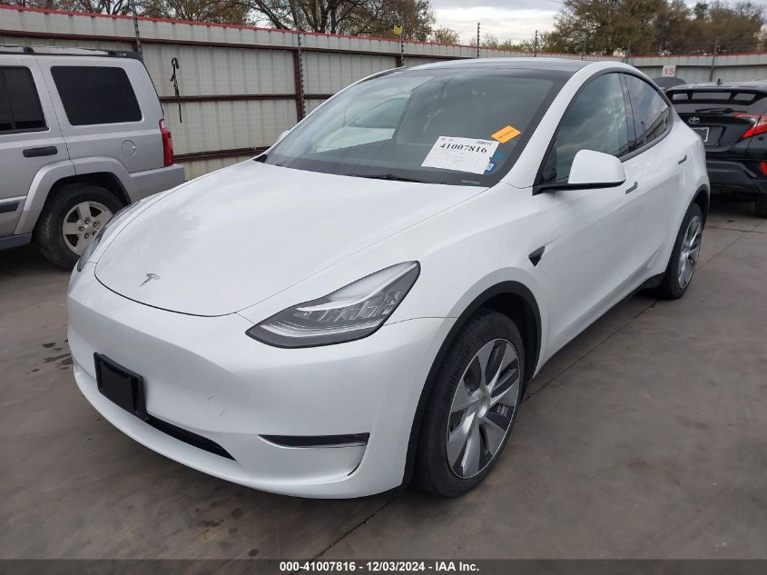 VIN 7SAYGDEE2PA101238 2023 Tesla Model Y, Awd/Long... no.2