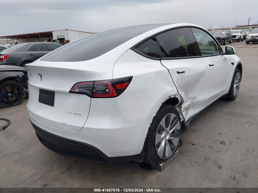 VIN 7SAYGDEE2PA101238 2023 Tesla Model Y, Awd/Long... no.4