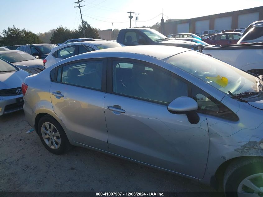 2016 Kia Rio Lx VIN: KNADM4A33G6687632 Lot: 41007987