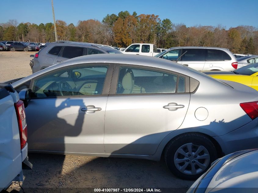 2016 Kia Rio Lx VIN: KNADM4A33G6687632 Lot: 41007987