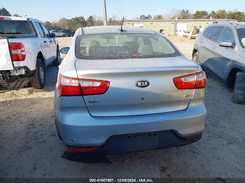 2016 Kia Rio Lx VIN: KNADM4A33G6687632 Lot: 41007987