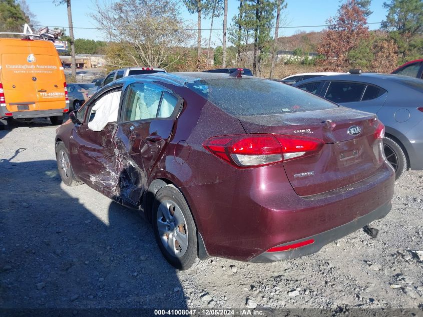 2017 Kia Forte Lx VIN: 3KPFK4A72HE093677 Lot: 41008047