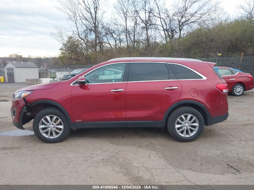 2017 Kia Sorento 2.4L Lx VIN: 5XYPGDA33HG214061 Lot: 41008048