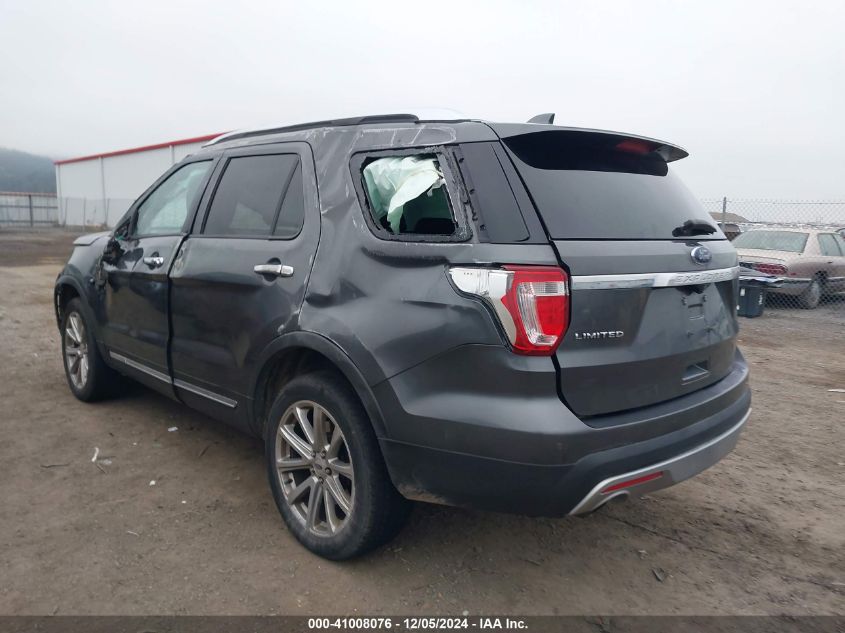 VIN 1FM5K8F81GGA37826 2016 FORD EXPLORER no.3