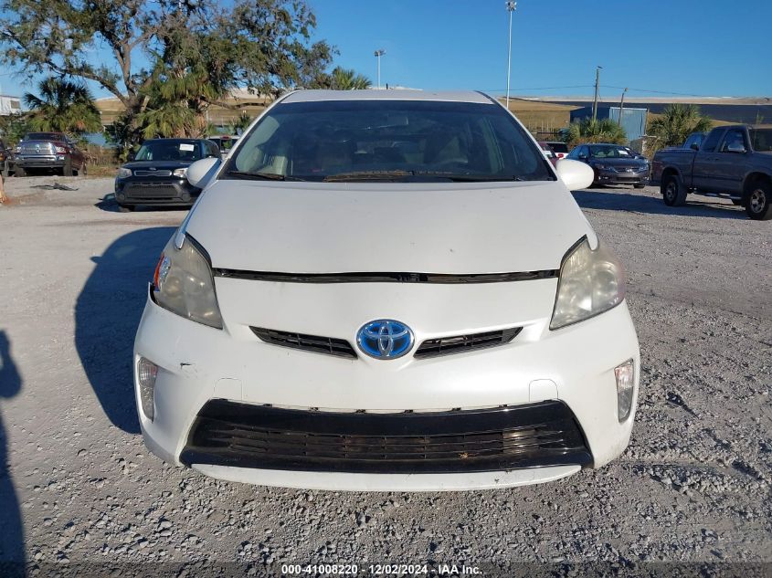 2012 Toyota Prius Two VIN: JTDKN3DU7C5433475 Lot: 41008220