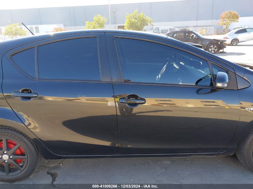 2013 Toyota Prius C Four VIN: JTDKDTB33D1032348 Lot: 41008266