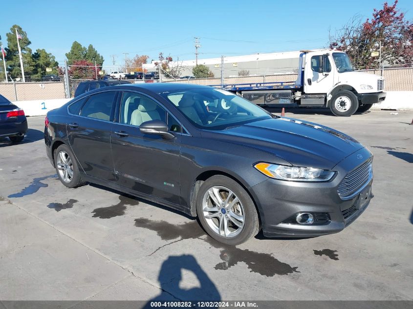 VIN 3FA6P0SU9FR284653 2015 FORD FUSION ENERGI no.1