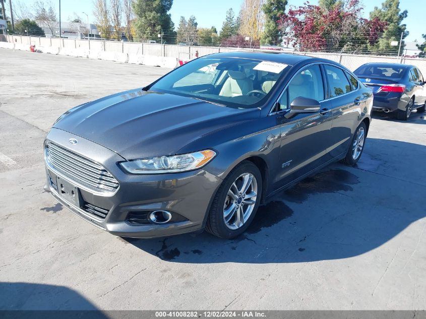 VIN 3FA6P0SU9FR284653 2015 FORD FUSION ENERGI no.2