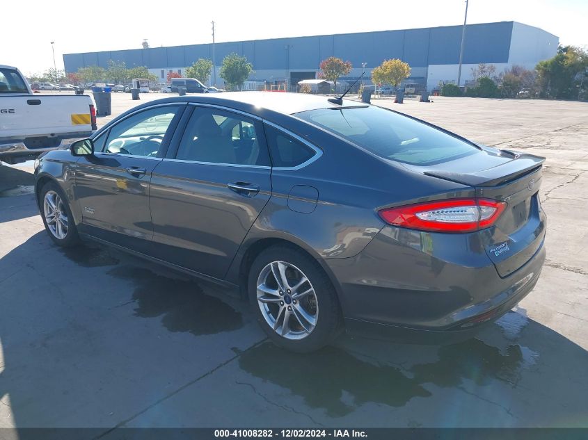 VIN 3FA6P0SU9FR284653 2015 FORD FUSION ENERGI no.3