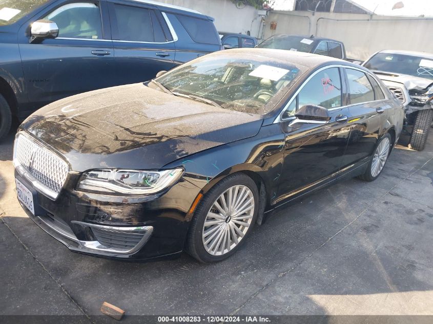 VIN 3LN6L5MU8HR601479 2017 Lincoln Mkz Hybrid, Reserve no.2