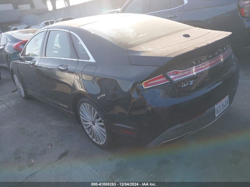 VIN 3LN6L5MU8HR601479 2017 Lincoln Mkz Hybrid, Reserve no.3