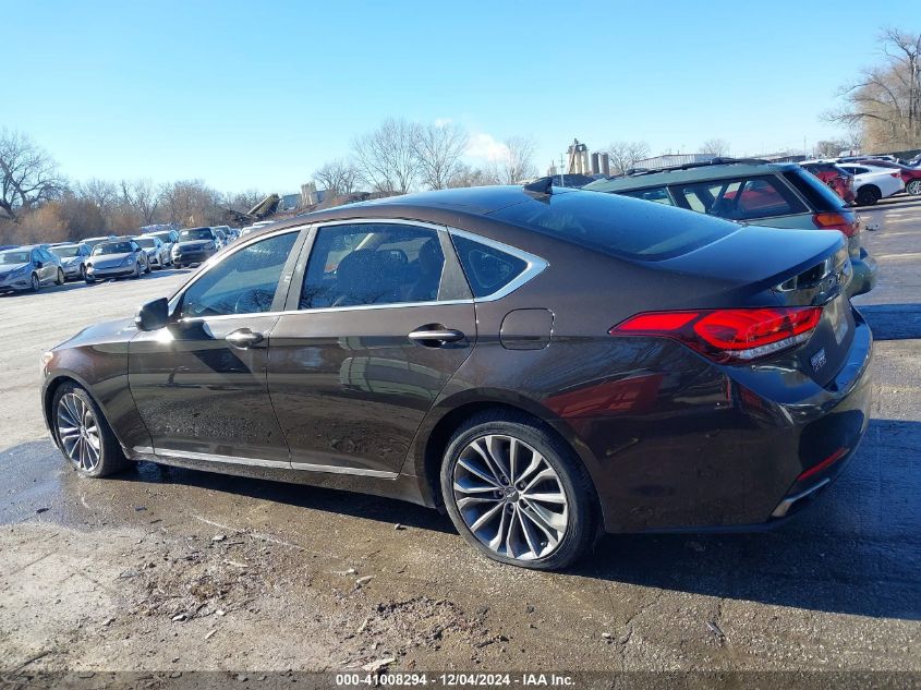 2015 Hyundai Genesis 3.8 VIN: KMHGN4JE4FU017978 Lot: 41008294