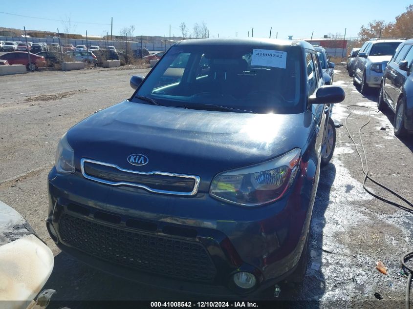 2016 Kia Soul + VIN: KNDJP3A55G7291415 Lot: 41008542