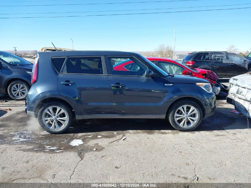 2016 Kia Soul + VIN: KNDJP3A55G7291415 Lot: 41008542