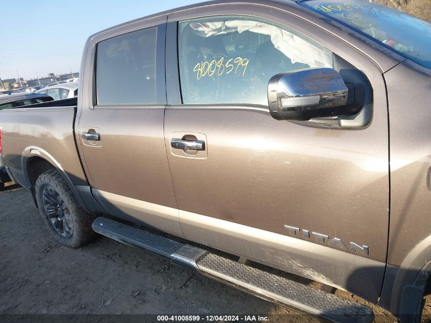 2017 Nissan Titan Platinum Reserve VIN: 1N6AA1E57HN537651 Lot: 41008599