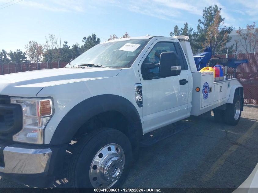2022 Ford F-550 Chassis Xl VIN: 1FDUF5GT0NED60887 Lot: 41008601