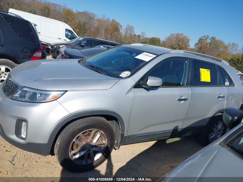 2015 Kia Sorento Lx VIN: 5XYKT3A63FG551613 Lot: 41008689