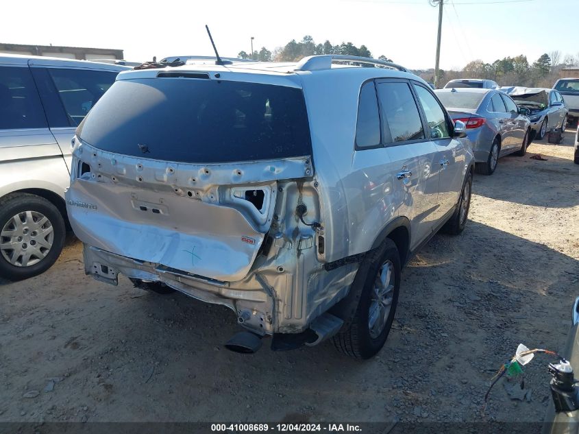 VIN 5XYKT3A63FG551613 2015 KIA SORENTO no.4