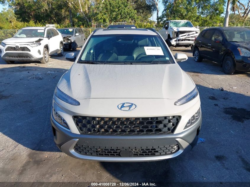 2022 Hyundai Kona Limited VIN: KM8K53A32NU926836 Lot: 41008728