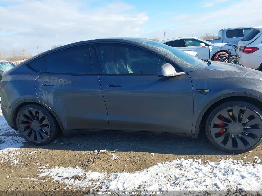 2020 Tesla Model Y Long Range Dual Motor All-Wheel Drive/Performance Dual Motor All-Wheel Drive VIN: 5YJYGDEF6LF001453 Lot: 41008757