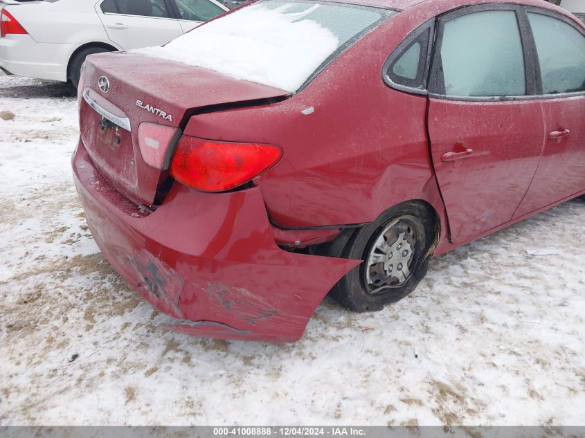 2010 Hyundai Elantra Gls VIN: KMHDU4AD7AU967306 Lot: 41008888