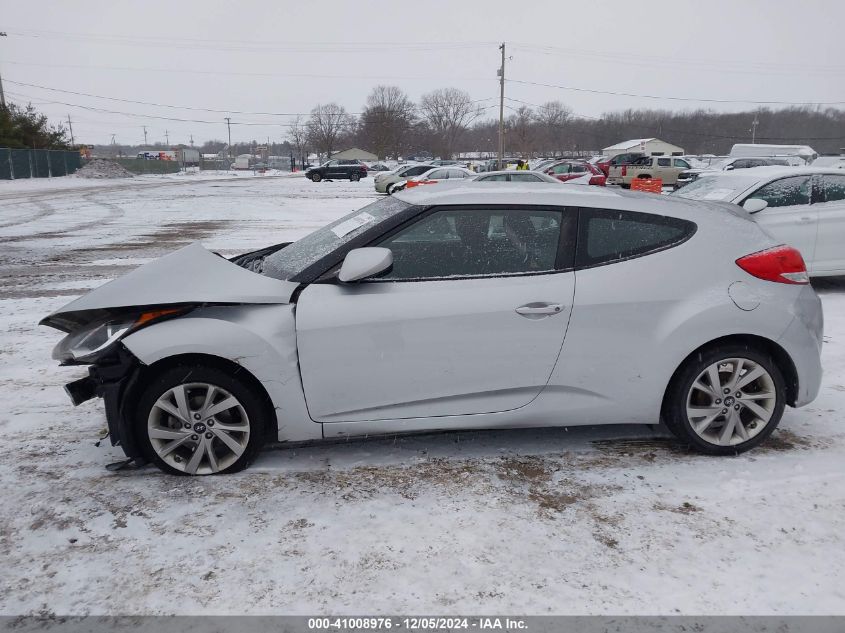 2017 Hyundai Veloster VIN: KMHTC6AD1HU304799 Lot: 41008976