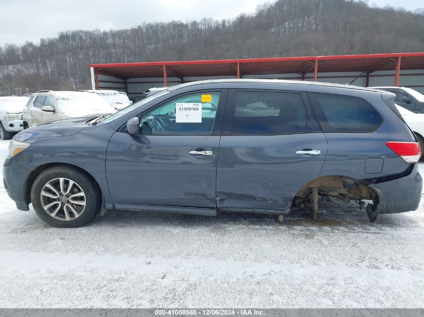 2014 Nissan Pathfinder S VIN: 5N1AR2MM3EC611595 Lot: 41008988