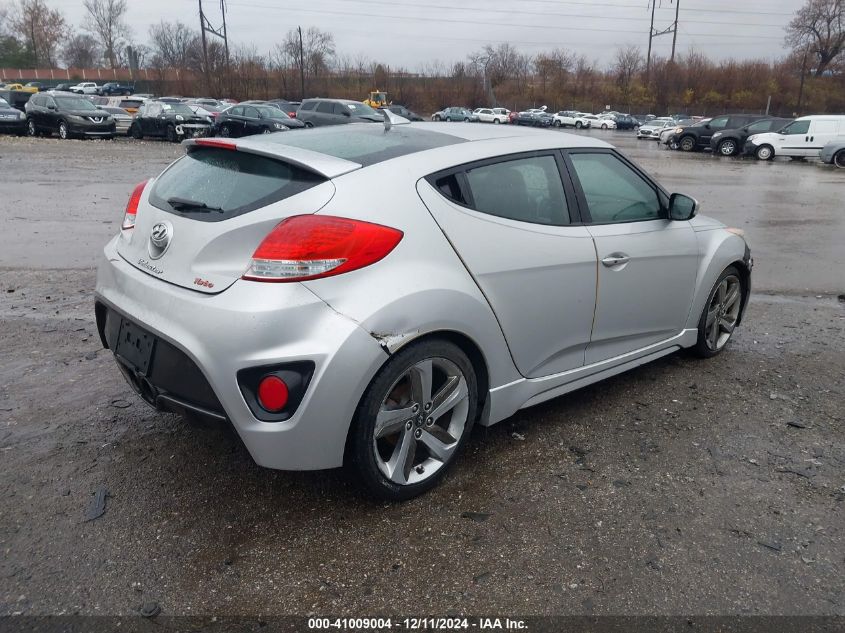 2013 Hyundai Veloster Turbo VIN: KMHTC6AE4DU143223 Lot: 41009004