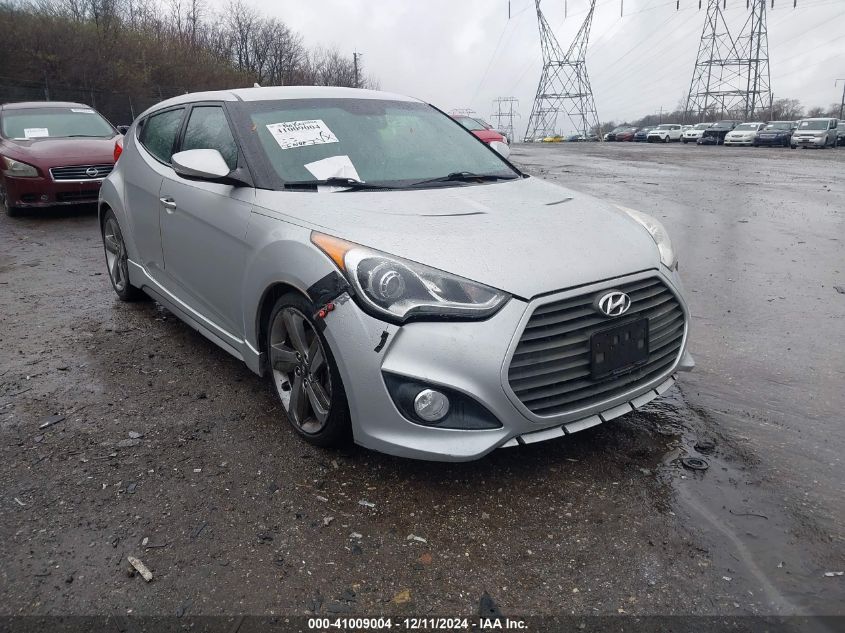 2013 Hyundai Veloster Turbo VIN: KMHTC6AE4DU143223 Lot: 41009004