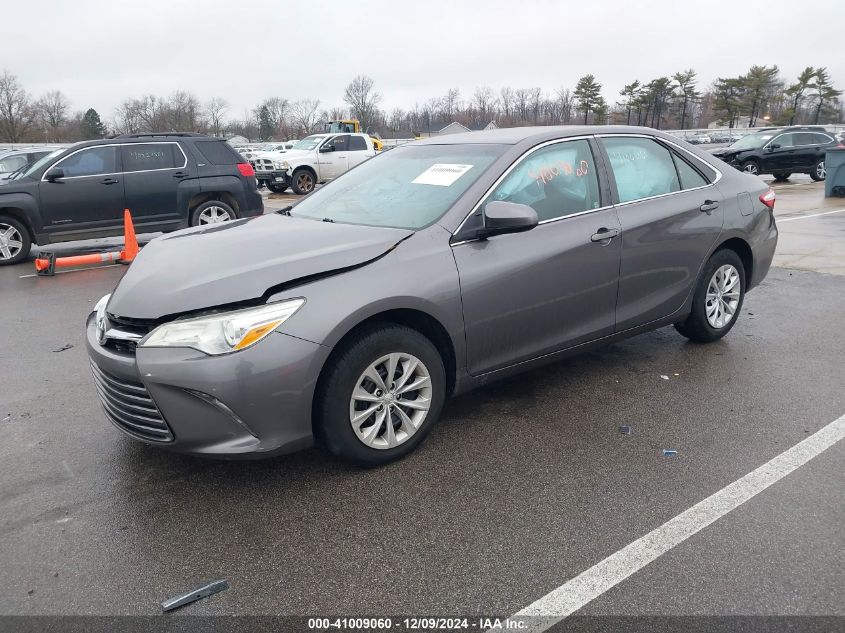 VIN 4T4BF1FK8GR520988 2016 Toyota Camry, LE no.2