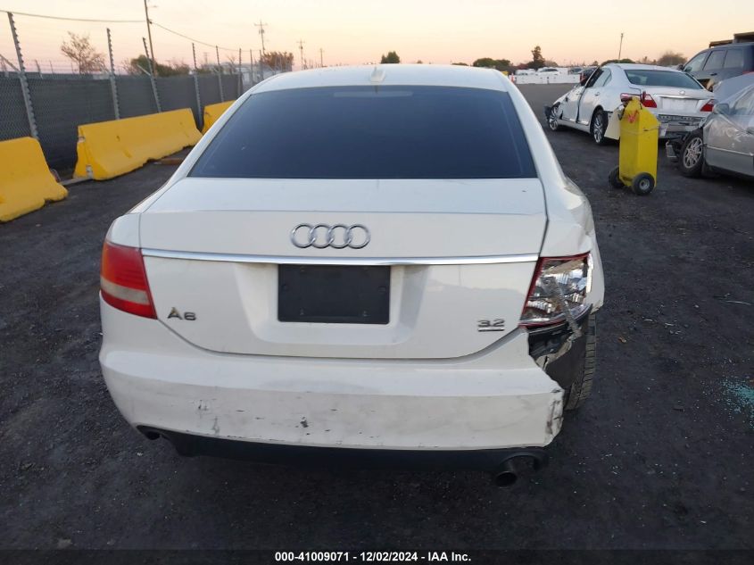 2006 Audi A6 3.2 VIN: WAUDG74FX6N069789 Lot: 41009071