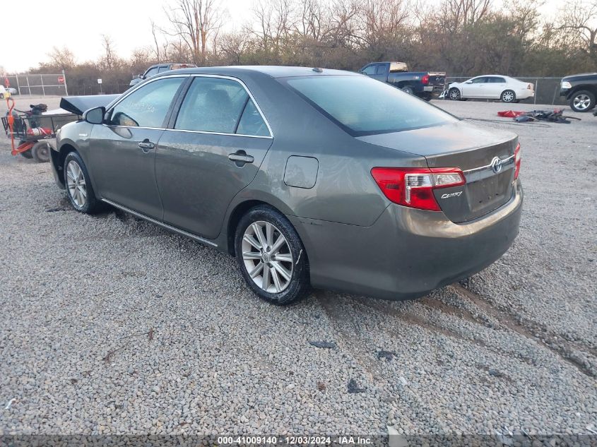 VIN 4T1BD1FK4DU096897 2013 Toyota Camry, Hybrid Xle no.3