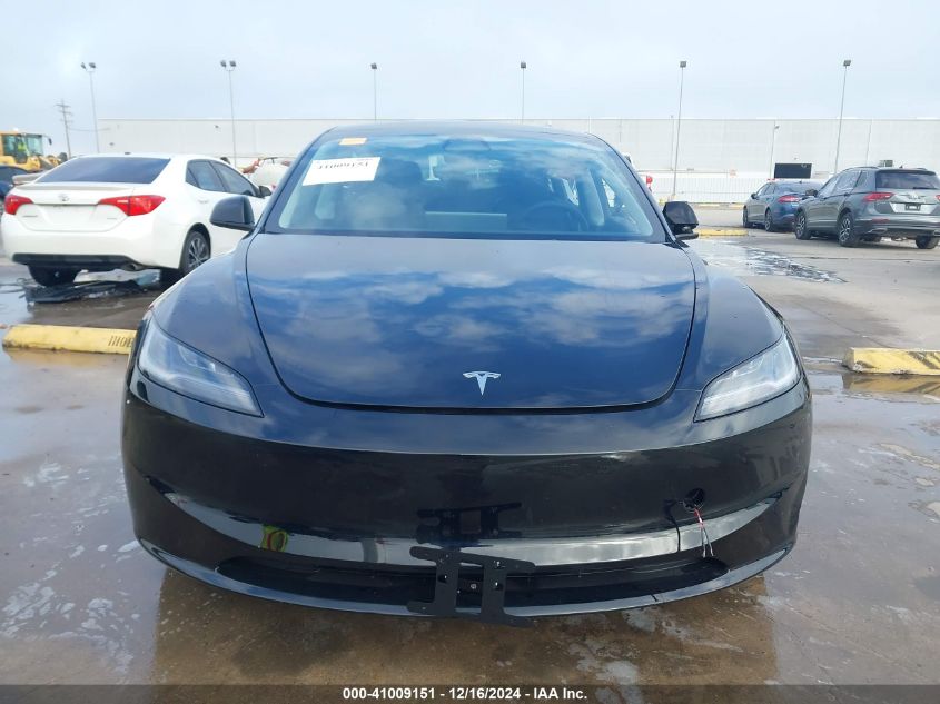 2025 Tesla Model 3 Long Range All-Wheel Drive VIN: 5YJ3E1EB9SF879372 Lot: 41009151