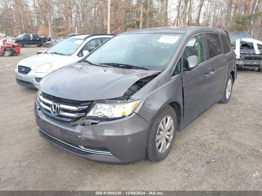 VIN 5FNRL5H68HB008199 2017 Honda Odyssey, Ex-L no.2