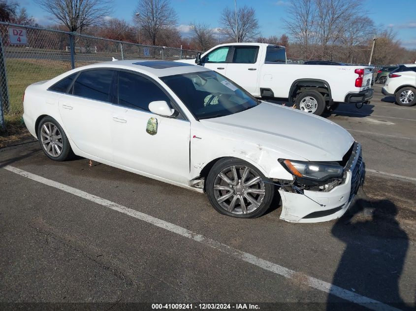 2014 AUDI A6 3.0T PREMIUM PLUS - WAUFGAFC9EN104488