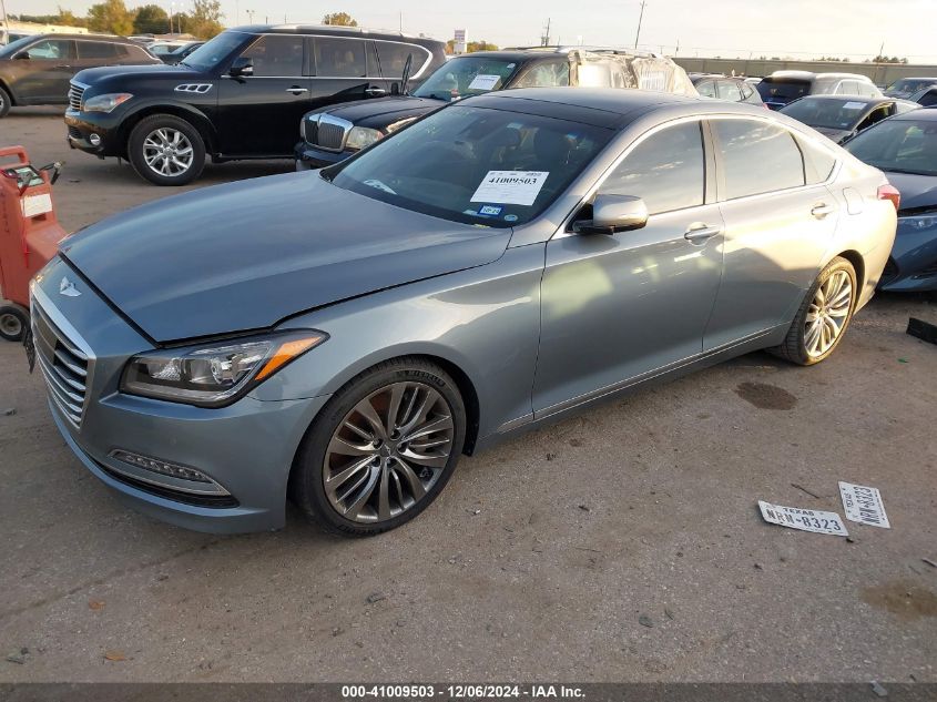 2015 Hyundai Genesis 5.0 VIN: KMHGN4JF8FU070661 Lot: 41009503