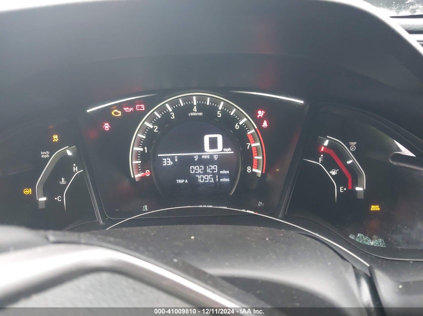 2018 HONDA CIVIC VIN: SHHFK7G4XJU221774
