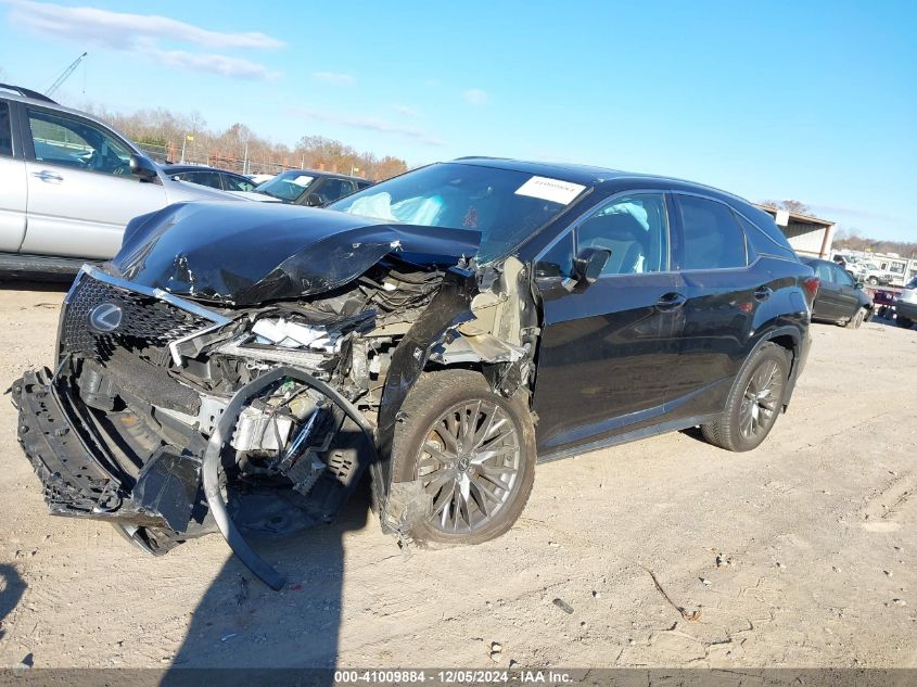 VIN 2T2BZMCA6JC166262 2018 LEXUS RX 350 no.2