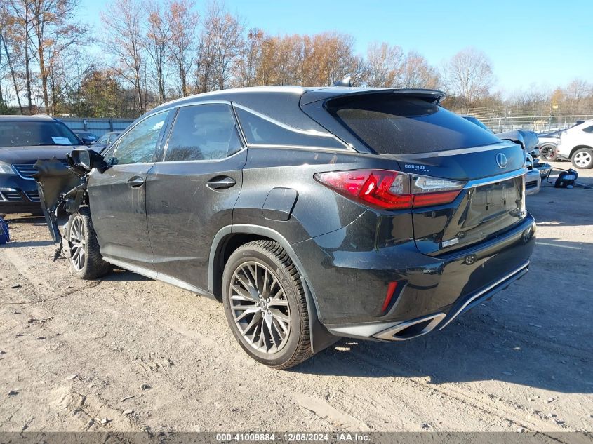 VIN 2T2BZMCA6JC166262 2018 LEXUS RX 350 no.3