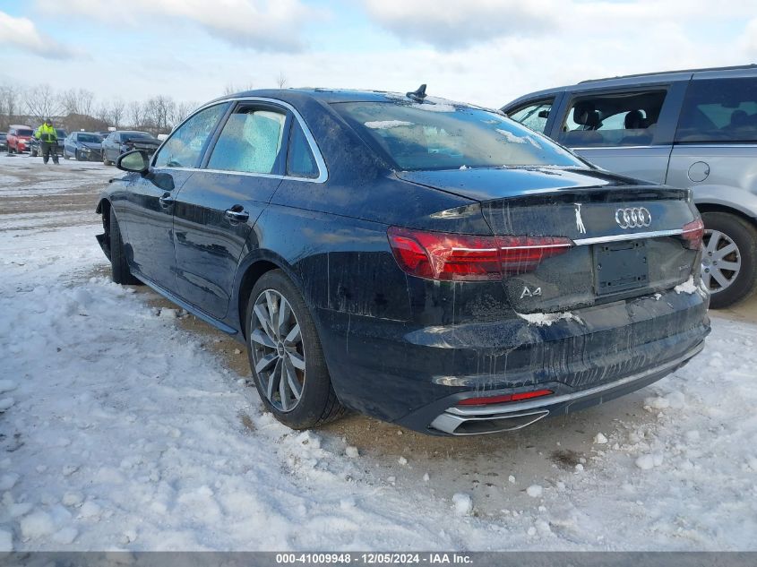 2021 AUDI A4 PREMIUM PLUS 40 - WAUBBAF48MN011546