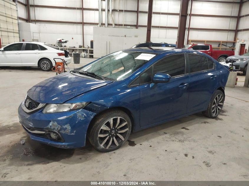 VIN 2HGFB2F99FH510567 2015 Honda Civic, Ex-L no.2