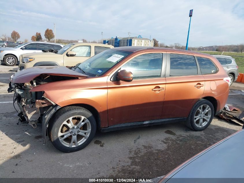 2014 Mitsubishi Outlander Se VIN: JA4AD3A3XEZ018201 Lot: 41010030