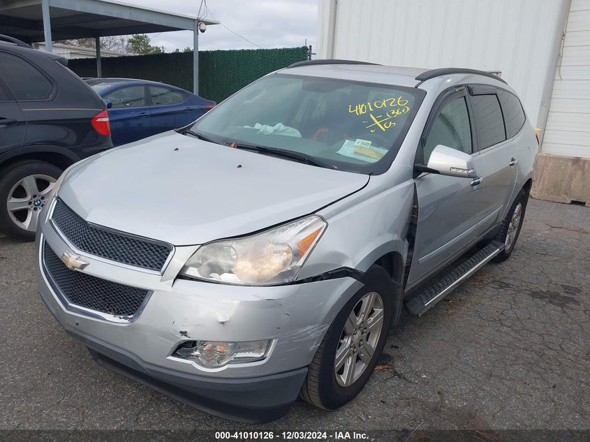 Vin: 1gnkvgedxcj135412, lot: 41500021, chevrolet traverse lt 20122