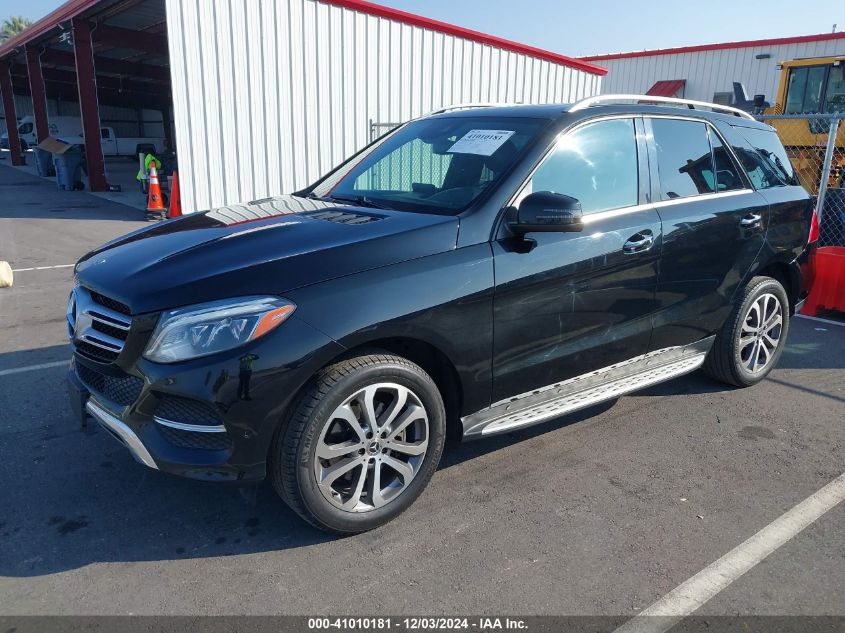 VIN 4JGDA5JB0JB062317 2018 Mercedes-Benz GLE 350 no.2