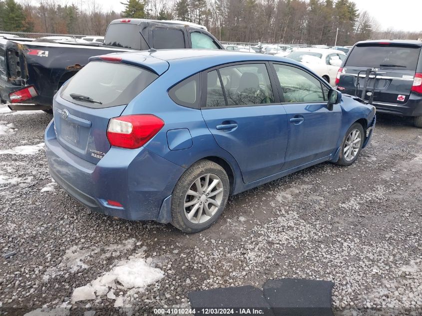 VIN JF1GPAC69E8227511 2014 Subaru Impreza, 2.0I Pre... no.4