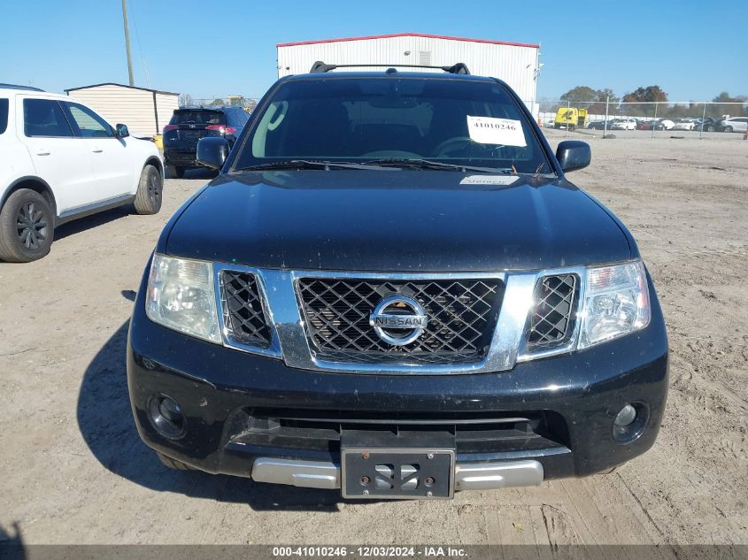 2010 Nissan Pathfinder Le VIN: 5N1AR1NB0AC624242 Lot: 41010246