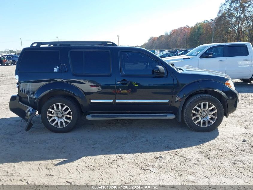 2010 Nissan Pathfinder Le VIN: 5N1AR1NB0AC624242 Lot: 41010246